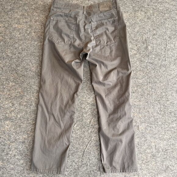 Adriano Goldschmied AG Graduate‎ Trouser Men’s 33R Tailored Leg Green Label Gray - Picture 2 of 10